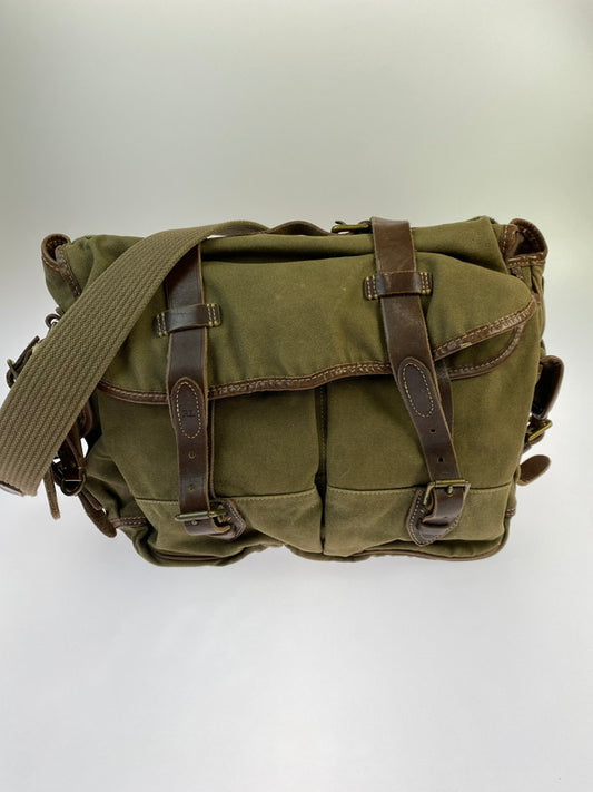 【中古品】【メンズ】 RALPH LAUREN ラルフローレン 90S 2WAY SHOULDER BAG ショルダーバッグ カバン 188-250625-AS-28-min カラー：グリーン/ブラウン 万代Net店