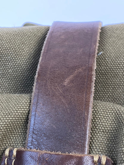 【中古品】【メンズ】 RALPH LAUREN ラルフローレン 90S 2WAY SHOULDER BAG ショルダーバッグ カバン 188-250625-AS-28-min カラー：グリーン/ブラウン 万代Net店