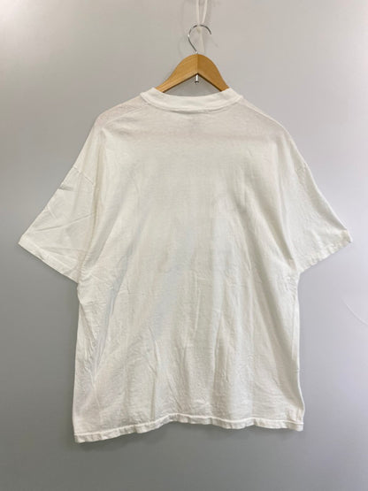 【中古品】【メンズ】 HANES ヘインズ 90S NOBODY KNOWS I'M ELVIS PRINT TEE Tシャツ トップス 146-250710-ks-38-min サイズ：XL カラー：ホワイト 万代Net店