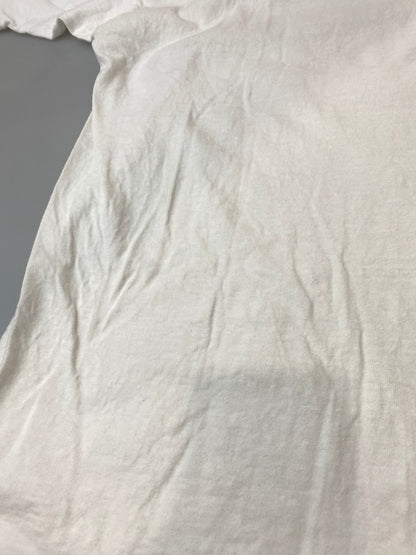 【中古品】【メンズ】 HANES ヘインズ 90S NOBODY KNOWS I'M ELVIS PRINT TEE Tシャツ トップス 146-250710-ks-38-min サイズ：XL カラー：ホワイト 万代Net店