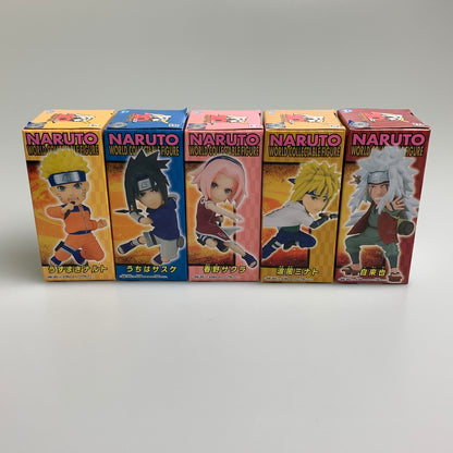 【中古品】 NARUTO ナルト ワールドコレクタブルフィギュア WCF ５種セット ナルト、サスケなど 051-260514-SH-05-min 万代Net店