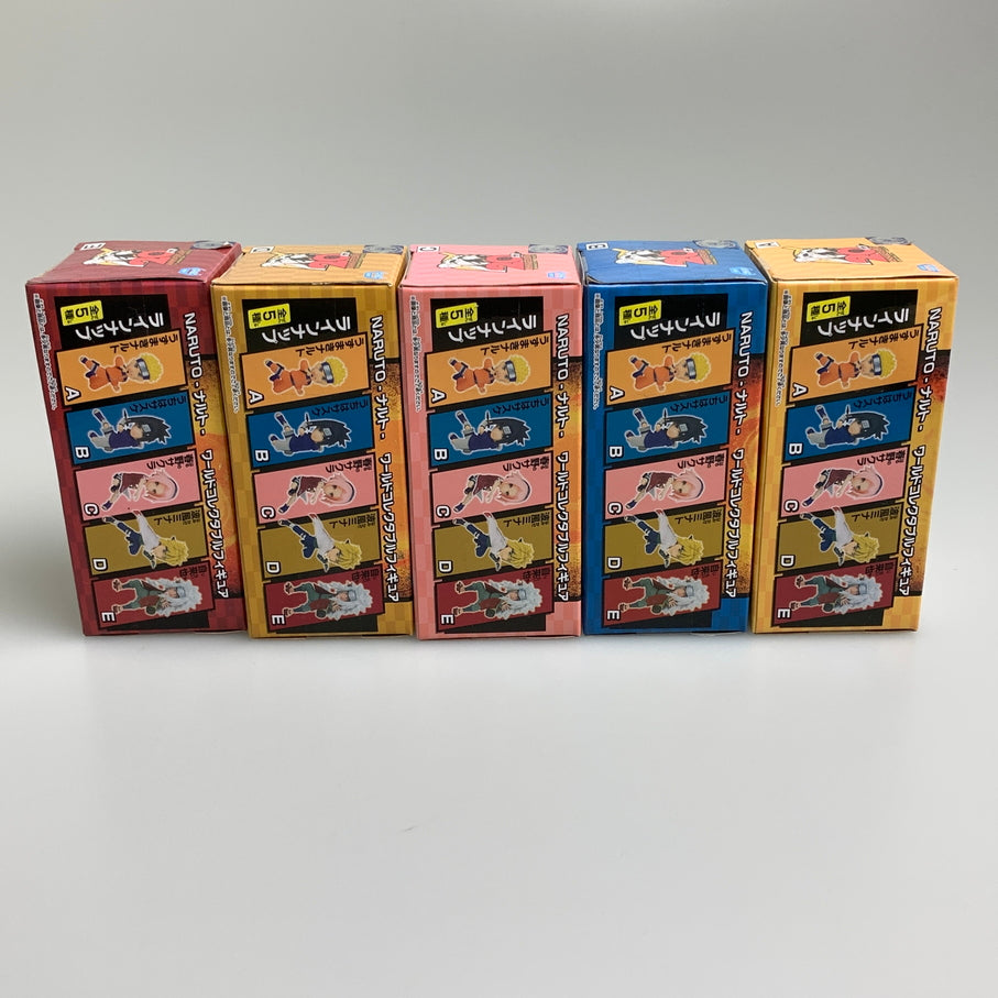 【中古品】 NARUTO ナルト ワールドコレクタブルフィギュア WCF ５種セット ナルト、サスケなど 051-260514-SH-05-min 万代Net店