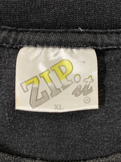 【中古品】【メンズ】 ZIP IT LONDON ジップイットロンドン 90S ANIMAL PRINT SHIRT 90年代 アニマル プリント Tシャツ トップス 146-250616-jt-12-min サイズ：XL カラー：ブラック 万代Net店