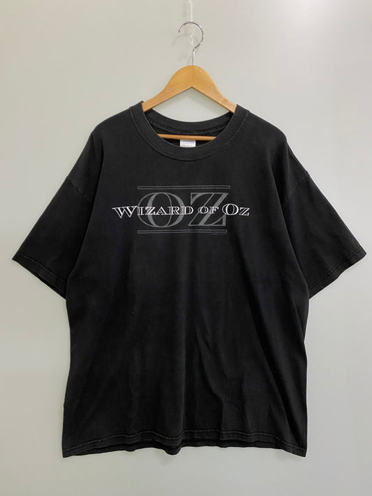 【中古品】【メンズ】 WIZARD OF OZ 00's MUSICAL TEE ウィザード オブ オズ ミュージカルTシャツ 半袖Tシャツ トップス 146-250613-yn-27-min サイズ：XL カラー：ブラック 万代Net店