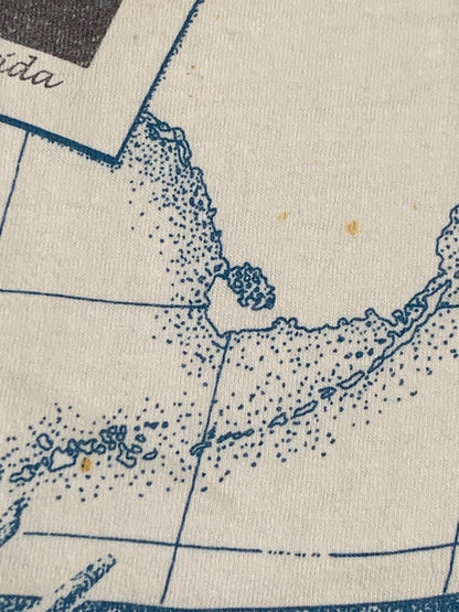 【中古品】【メンズ】 ANNA MARIA ISLAND 80S PICTURE PRINT SHIRT アンナマリアアイランド 80年代 ピクチャー プリント Tシャツ トップス 146-250616-jt-11-min サイズ：XL カラー：ホワイト 万代Net店