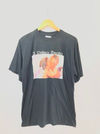 【中古品】【メンズ】 WILLIAM BOUGUEREAU ウィリアム アドルフ ブグロー FIRST KISS ART S/S TEE ファースト キス アート Tシャツ 半袖Tシャツ アートプリント トップス 146-260511-ty-03-tagh サイズ：L カラー：ブラック 万代Net店