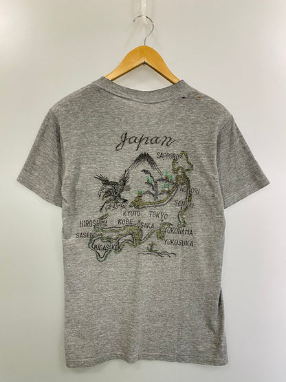 【現状渡し品】【メンズ】 VINTAGE 80-90S JAPAN MAP SOUVENIR TEE ショートスリーブ 146-250617-AS-33-min サイズ：S カラー：グレー 万代Net店