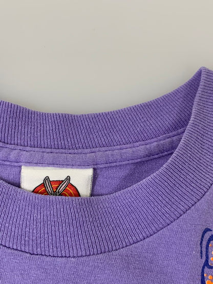 【中古品】【メンズ】 LOONEY TUNES ルーニー・テューンズ 90S NOT IN THIS LIFE TIME TEE 90年代 プリントTシャツ トップス 146-250616-jt-14-min カラー：パープル 万代Net店