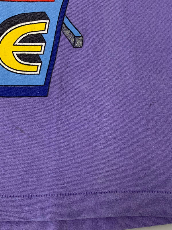 【中古品】【メンズ】 LOONEY TUNES ルーニー・テューンズ 90S NOT IN THIS LIFE TIME TEE 90年代 プリントTシャツ トップス 146-250616-jt-14-min カラー：パープル 万代Net店