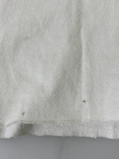 【中古品】【メンズ】 STUDIO Q 90's SUNFLOWER TEE スタジオ キュー 90年代 サンフラワー カットオフTシャツ トップス 146-250613-yn-26-min サイズ：XL カラー：ホワイト 万代Net店