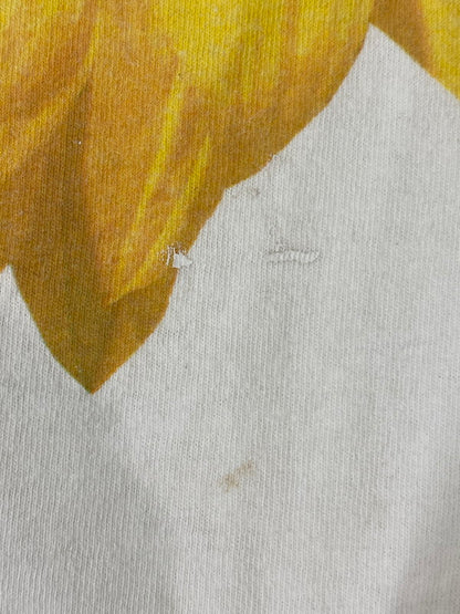 【中古品】【メンズ】 STUDIO Q 90's SUNFLOWER TEE スタジオ キュー 90年代 サンフラワー カットオフTシャツ トップス 146-250613-yn-26-min サイズ：XL カラー：ホワイト 万代Net店