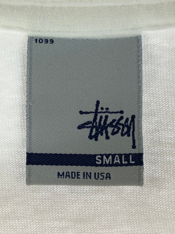 【中古品】【メンズ】 OLD STUSSY オールドステューシー 00'S S/S LINK LOGO ZIP DESIGN TEE 00年代 リンク ロゴ ジップ デザイン Tシャツ 半袖Tシャツ 142-251029-na-15-tag サイズ：S カラー：ホワイト 万代Net店