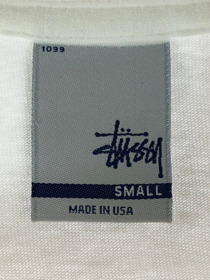 【中古品】【メンズ】 OLD STUSSY オールドステューシー 00'S S/S LINK LOGO ZIP DESIGN TEE 00年代 リンク ロゴ ジップ デザイン Tシャツ 半袖Tシャツ 142-251029-na-15-tag サイズ：S カラー：ホワイト 万代Net店