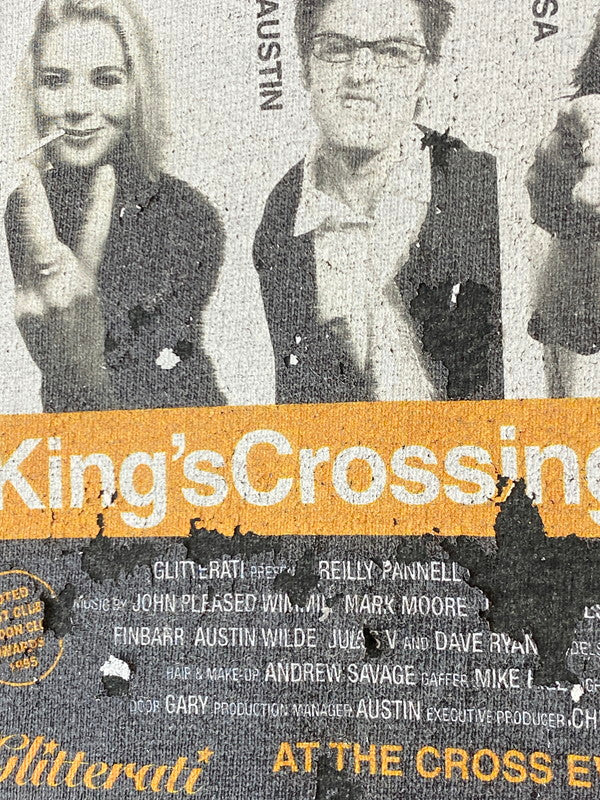 【現状渡し品】【メンズ】 GLITTERATI PRODUCTION グリッタラティプロダクション TRAINSPOTTING PARODY TEE ショートスリーブ 146-250617-AS-34-min サイズ：M カラー：ブラック 万代Net店