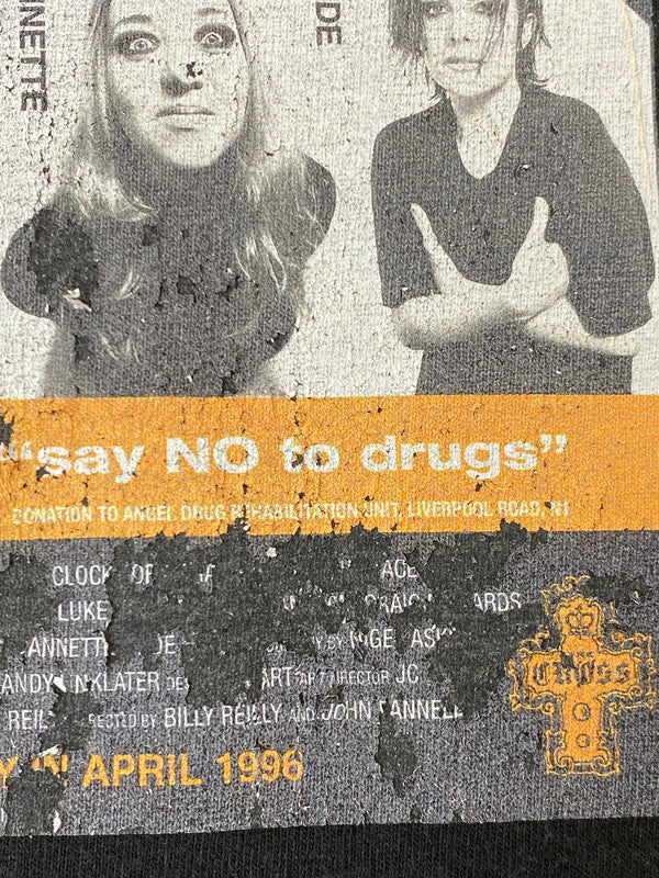 【現状渡し品】【メンズ】 GLITTERATI PRODUCTION グリッタラティプロダクション TRAINSPOTTING PARODY TEE ショートスリーブ 146-250617-AS-34-min サイズ：M カラー：ブラック 万代Net店