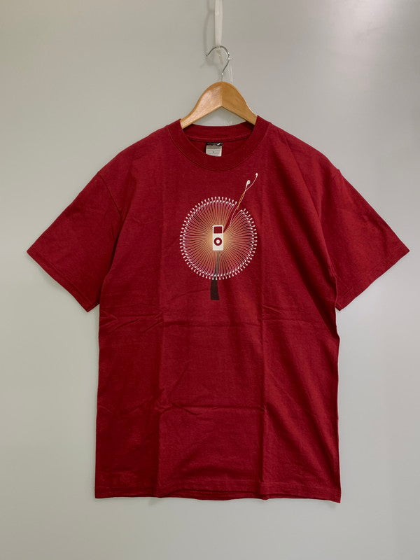 【中古品】【メンズ】 HANES BEEFY-T ヘインズビーフィー APPLE STORE SENDAI アップルストア 2006 IPOD TEE ショートスリーブ 146-250611-AS-51-min サイズ：M カラー：レッド 万代Net店