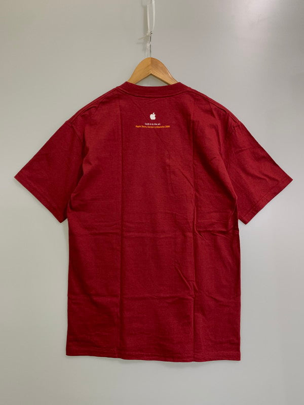 【中古品】【メンズ】 HANES BEEFY-T ヘインズビーフィー APPLE STORE SENDAI アップルストア 2006 IPOD TEE ショートスリーブ 146-250611-AS-51-min サイズ：M カラー：レッド 万代Net店