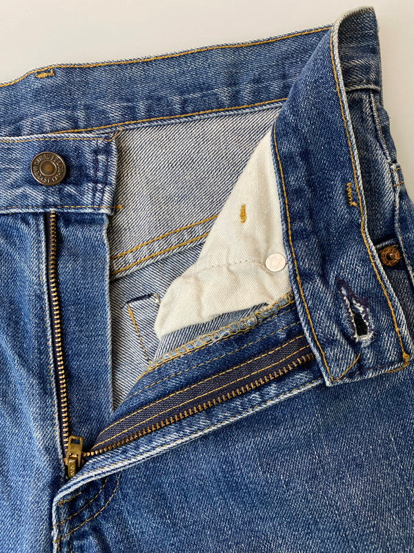 【中古品】【メンズ】 Levi's リーバイス 70S 717 DENIM PANT 70年代 717 デニム パンツ メンズ ボトムス ジーンズ ジーパン 157-250616-em-26-min サイズ：27×30 カラー：インディゴブルー 万代Net店