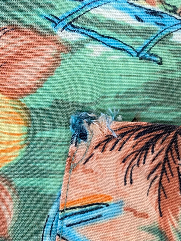 【現状渡し品】【メンズ】 MONA LOA 60S RAYON SS ALOHA SHIRT モア ロナ 60年代 レーヨン 半袖アロハシャツ トップス 146-250613-jt-24-min サイズ：L カラー：グリーン系 万代Net店