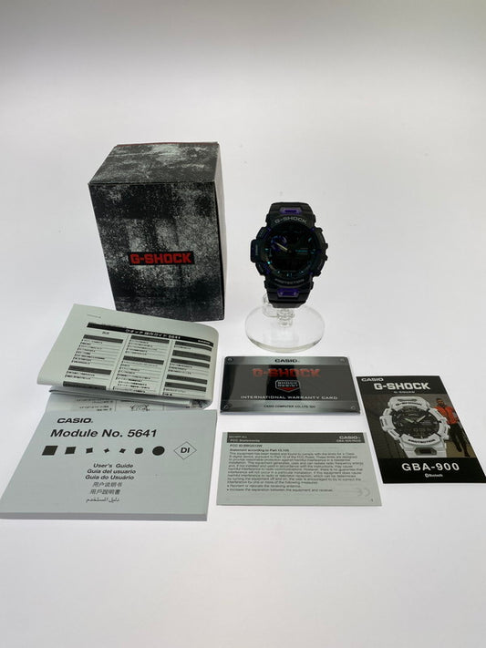 【中古美品】【メンズ】 CASIO カシオ G-SHOCK GBA-900 SERIES ANALOG-DIGITAL GBA-900-1A6DR ジーショック アナログデジタル クオーツ腕時計 196-250619-yn-14-min カラー：ブラック 万代Net店