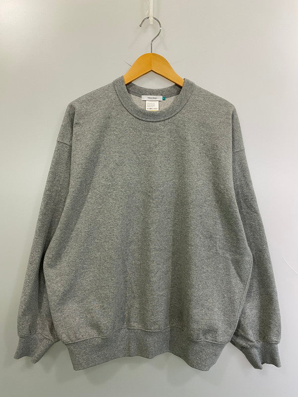 【中古品】【メンズ】 VEKTOR SHOP ベクターショップ BLANK CREW NECK SWEAT スウェット トレーナー 140-250617-AS-27-min サイズ：M カラー：グレー 万代Net店