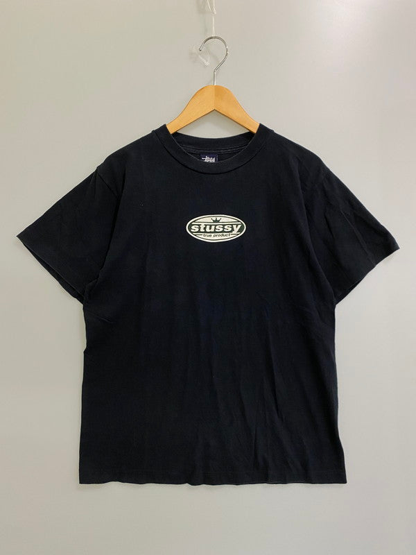 【中古品】【メンズ】 OLD STUSSY 90's TRUE PRODUCT TEE オールドステューシー 90年代 ショートスリーブTシャツ 半袖Tシャツ トップス 146-250613-yn-20-min サイズ：L カラー：ブラック 万代Net店