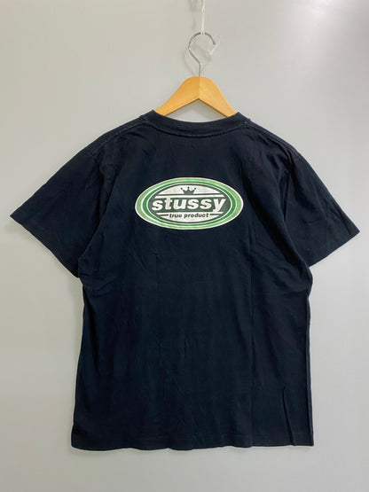 【中古品】【メンズ】 OLD STUSSY 90's TRUE PRODUCT TEE オールドステューシー 90年代 ショートスリーブTシャツ 半袖Tシャツ トップス 146-250613-yn-20-min サイズ：L カラー：ブラック 万代Net店