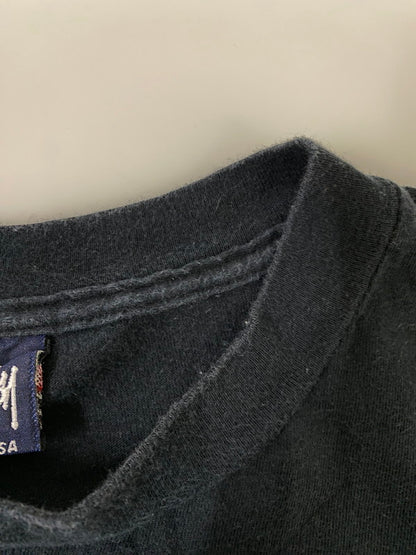 【中古品】【メンズ】 OLD STUSSY 90's TRUE PRODUCT TEE オールドステューシー 90年代 ショートスリーブTシャツ 半袖Tシャツ トップス 146-250613-yn-20-min サイズ：L カラー：ブラック 万代Net店