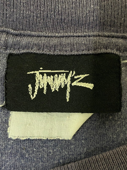 【現状渡し品】【メンズ】 JIMMY'Z 90's HIBISCUS BACK LOGO PRINT TEE ジミーズ ハイビスカス バックロゴ プリントTシャツ 半袖Tシャツ トップス 146-250613-yn-19-min カラー：パープル 万代Net店