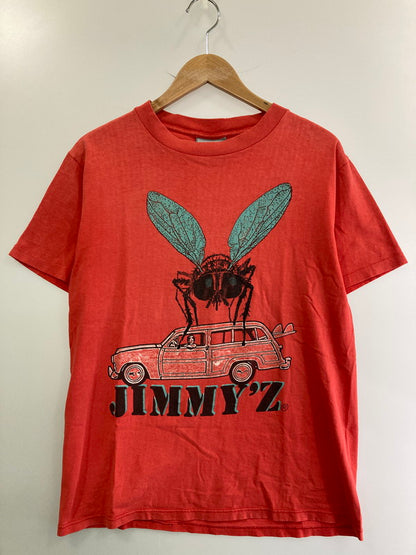 【現状渡し品】【メンズ】 JIMMY'Z ジミーズ 80S FLY TEE ショートスリーブ 146-250615-AS-12-min サイズ：M カラー：レッド系 万代Net店