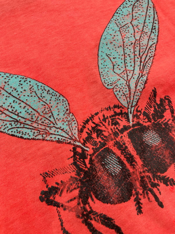 【現状渡し品】【メンズ】 JIMMY'Z ジミーズ 80S FLY TEE ショートスリーブ 146-250615-AS-12-min サイズ：M カラー：レッド系 万代Net店