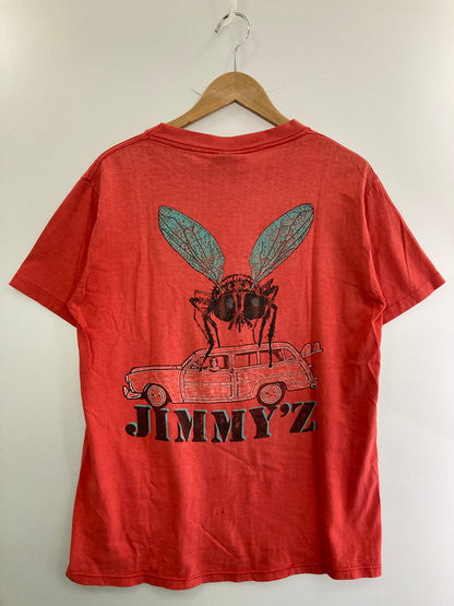 【現状渡し品】【メンズ】 JIMMY'Z ジミーズ 80S FLY TEE ショートスリーブ 146-250615-AS-12-min サイズ：M カラー：レッド系 万代Net店