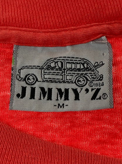 【現状渡し品】【メンズ】 JIMMY'Z ジミーズ 80S FLY TEE ショートスリーブ 146-250615-AS-12-min サイズ：M カラー：レッド系 万代Net店