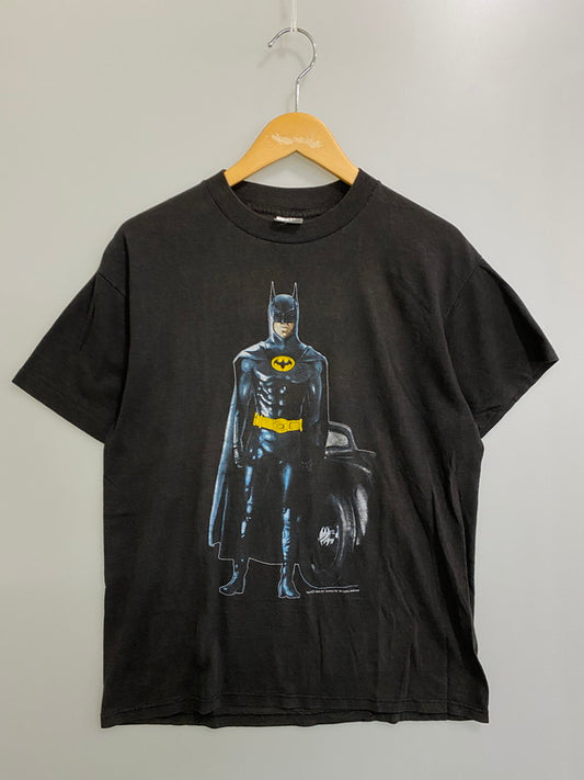 【中古品】【メンズ】 BATMAN 1989 MOVIE TEE バットマン ムービーTシャツ 半袖Tシャツ トップス 146-250613-yn-23-min サイズ：L カラー：ダークグレー 万代Net店