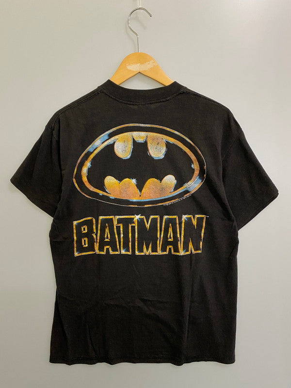 【中古品】【メンズ】 BATMAN 1989 MOVIE TEE バットマン ムービーTシャツ 半袖Tシャツ トップス 146-250613-yn-23-min サイズ：L カラー：ダークグレー 万代Net店