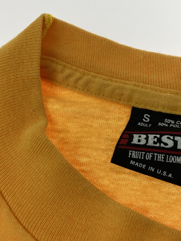 【中古品】【メンズ】 FRUIT OF THE LOOM フルーツオブルーム ENTER THE DRAGON 90S MOVIE TEE ショートスリーブ 146-250615-AS-11-min サイズ：S カラー：オレンジ 万代Net店