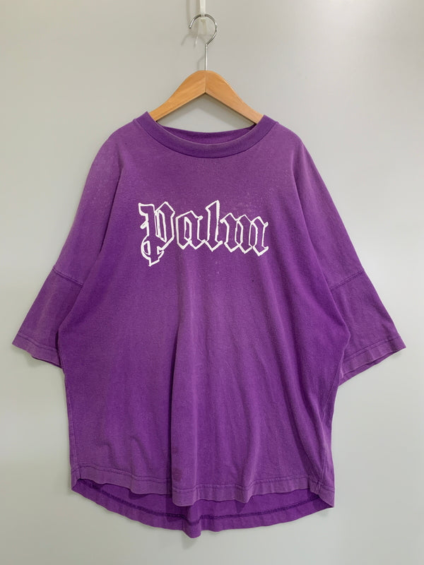 【現状渡し品】【メンズ】 PALM ANGELS パームエンジェルス PMAA002E20JER002 PRINT T-SHIRT 長袖Tシャツ ロングスリーブ 142-260718-AS-16-min サイズ：M カラー：パープル 万代Net店