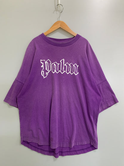 【現状渡し品】【メンズ】 PALM ANGELS パームエンジェルス PMAA002E20JER002 PRINT T-SHIRT 長袖Tシャツ ロングスリーブ 142-260718-AS-16-min サイズ：M カラー：パープル 万代Net店