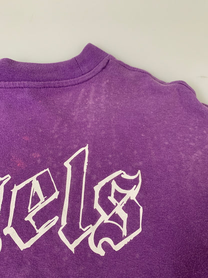 【現状渡し品】【メンズ】 PALM ANGELS パームエンジェルス PMAA002E20JER002 PRINT T-SHIRT 長袖Tシャツ ロングスリーブ 142-260718-AS-16-min サイズ：M カラー：パープル 万代Net店