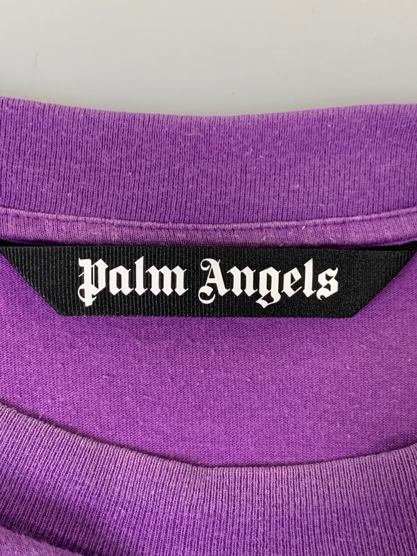 【現状渡し品】【メンズ】 PALM ANGELS パームエンジェルス PMAA002E20JER002 PRINT T-SHIRT 長袖Tシャツ ロングスリーブ 142-260718-AS-16-min サイズ：M カラー：パープル 万代Net店
