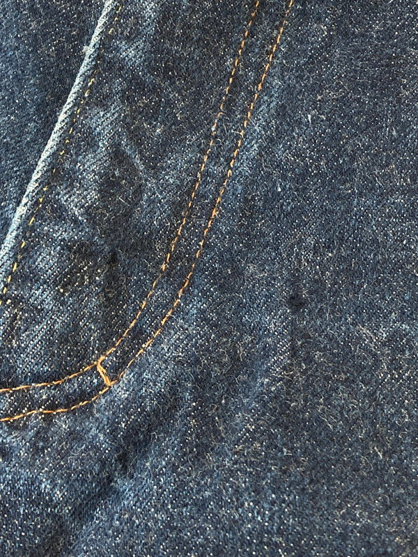 【現状渡し品】【メンズ】 Levi's リーバイス 刻印4 60S TALONジップ 赤耳 シングルステッチ DENIM PANTS デニムパンツ ボトムス 157-250615-AS-22-min カラー：インディゴ 万代Net店