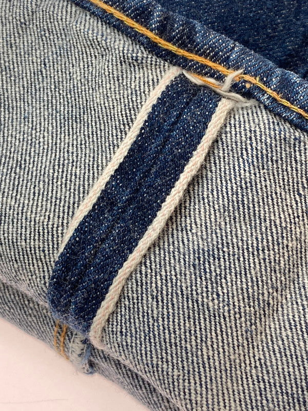 【現状渡し品】【メンズ】 Levi's リーバイス 刻印4 60S TALONジップ 赤耳 シングルステッチ DENIM PANTS デニムパンツ ボトムス 157-250615-AS-22-min カラー：インディゴ 万代Net店