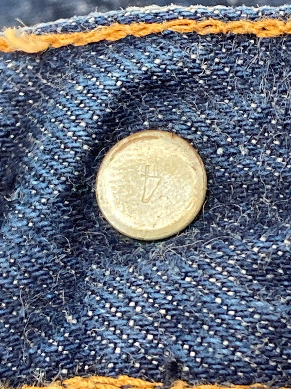 【現状渡し品】【メンズ】 Levi's リーバイス 刻印4 60S TALONジップ 赤耳 シングルステッチ DENIM PANTS デニムパンツ ボトムス 157-250615-AS-22-min カラー：インディゴ 万代Net店