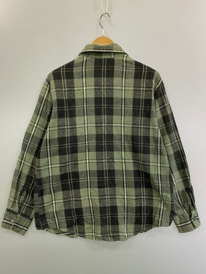 【中古品】【メンズ】 BIG MAC ビッグマック 70S HEAVY FLANNEL SHIRT BOX SILHOUETTE 70年代 ヘヴィー フランネル チェック シャツ メンズ トップス 長袖 146-250616-em-36-min サイズ：M カラー：グリーン/グレー（チェック） 万代Net店