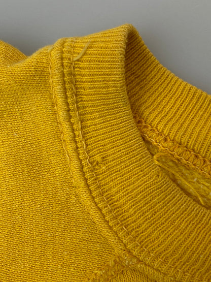 【現状渡し品】【メンズ】 VINTAGE ヴィンテージ 60S ST ANN SCHOOL"S S SWEATSHIRT 60年代 スウェット シャツ 半袖 トレーナー メンズ トップス バレーボール 146-250616-em-27-min カラー：イエロー 万代Net店