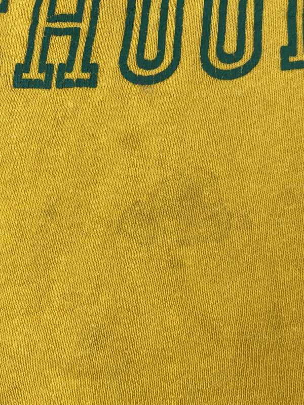 【現状渡し品】【メンズ】 VINTAGE ヴィンテージ 60S ST ANN SCHOOL"S S SWEATSHIRT 60年代 スウェット シャツ 半袖 トレーナー メンズ トップス バレーボール 146-250616-em-27-min カラー：イエロー 万代Net店