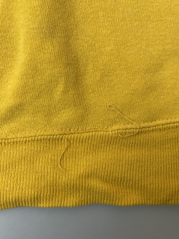 【現状渡し品】【メンズ】 VINTAGE ヴィンテージ 60S ST ANN SCHOOL"S S SWEATSHIRT 60年代 スウェット シャツ 半袖 トレーナー メンズ トップス バレーボール 146-250616-em-27-min カラー：イエロー 万代Net店