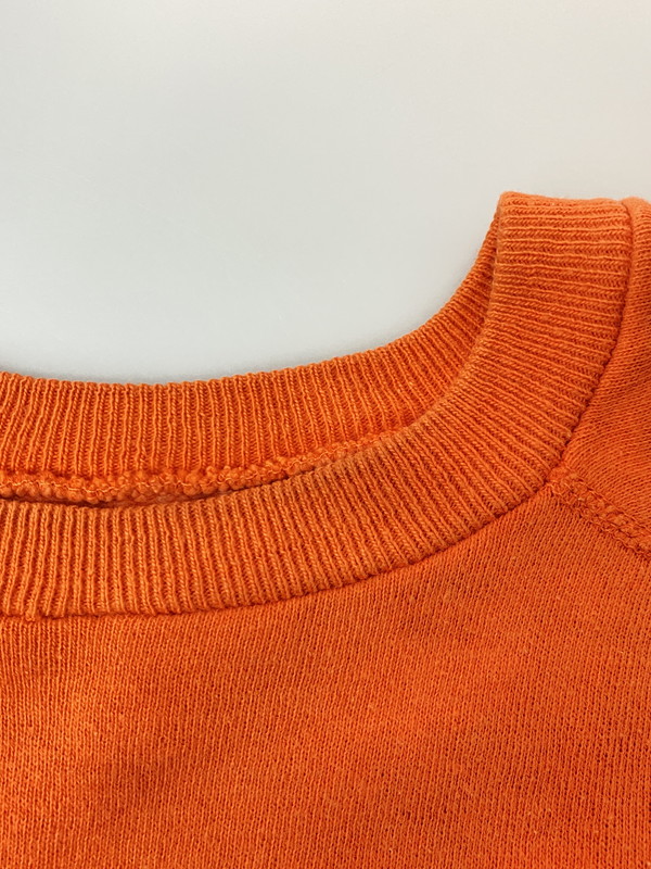 【中古品】【メンズ】 CURACAO キュラソー 60S CURACAO S S SWEATSHIRT 60年代 キュラソー 半袖 スウェット シャツ 半袖 トレーナー プリントＴシャツ 146-250616-em-35-min カラー：オレンジ 万代Net店