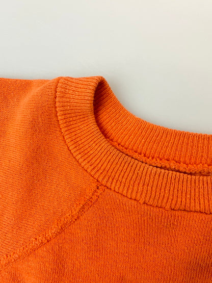 【中古品】【メンズ】 CURACAO キュラソー 60S CURACAO S S SWEATSHIRT 60年代 キュラソー 半袖 スウェット シャツ 半袖 トレーナー プリントＴシャツ 146-250616-em-35-min カラー：オレンジ 万代Net店