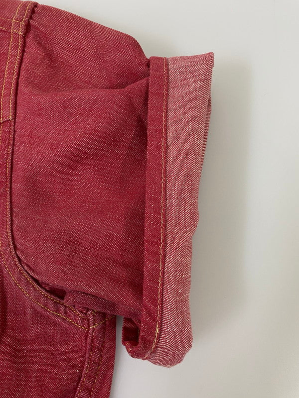 【中古品】【メンズ】 Wrangler ラングラー 50's 28MW WESTERN SHIRT 50年代 ウェスタンシャツ 半袖シャツ トップス 146-250613-yn-11-min カラー：レッド 万代Net店